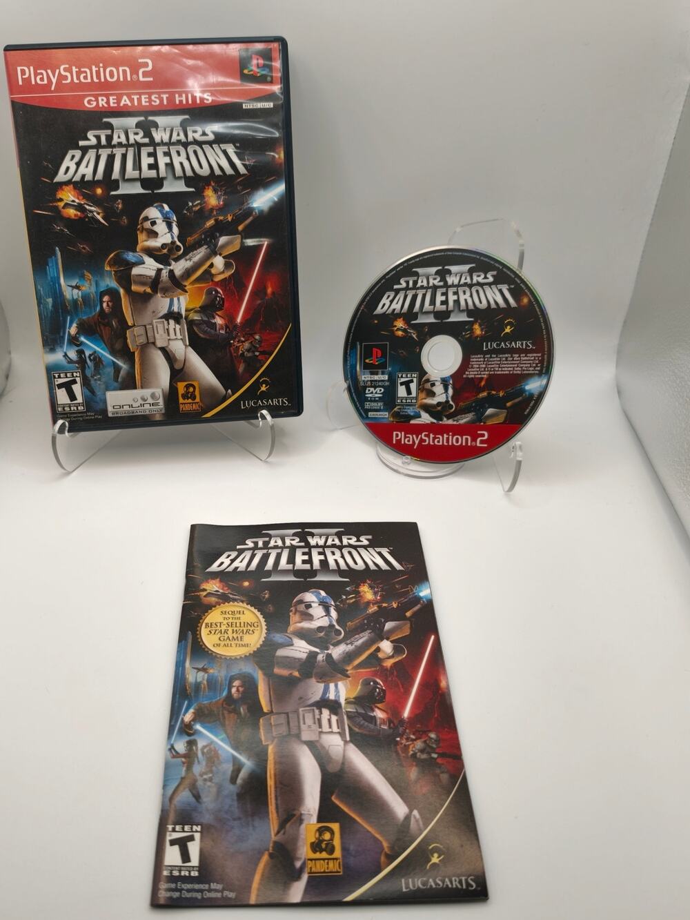 Star Wars Battlefront II Greatest Hits PS2 CIB